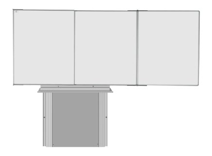 Triptych BBBBB mit Schiebegestell + Beamerhalterung für ultrakurze Distanz - 3