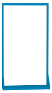 Gestell für Lochplatten-Stellwand PSZ 13A - 6