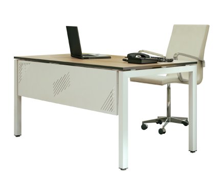 Knieraumblende für Bürotische Stb Comfort der Breite 1400 mm - 1