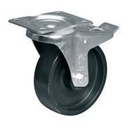 PP-Lenkrolle mit Feststeller, Durchmesser 160 mm - 1