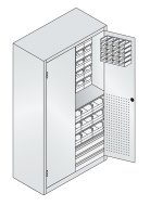 Magazinschrank CP 130276-67, mit Sichtlagerkästen (2 Modelle) - 2
