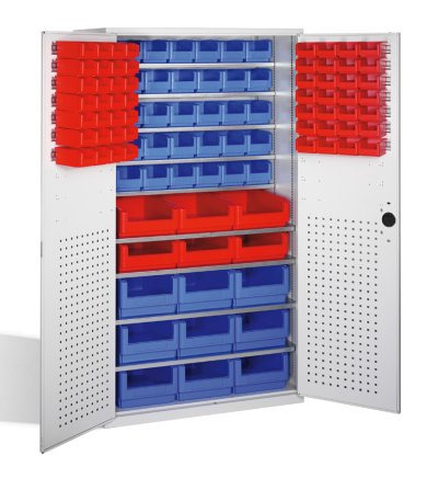 Magazinschrank CP 130276-66, mit Sichtlagerkästen - 1