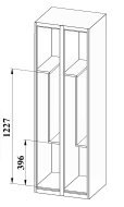 Garderobenschrank  XS64-18Z - 5