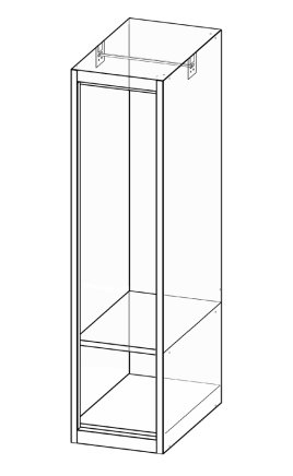 Garderobenschrank XS41-12 - 4