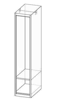 Garderobenschrank XS31-15 - 4