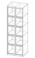 Schließfachschrank  XS60-18 - 4