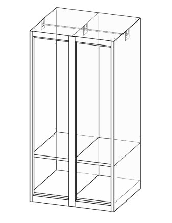 Garderobenschrank XS62-12 - 4