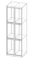 Schließfachschrank  XS66-18 - 4