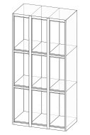 Schließfachschrank  XS99-18 - 4