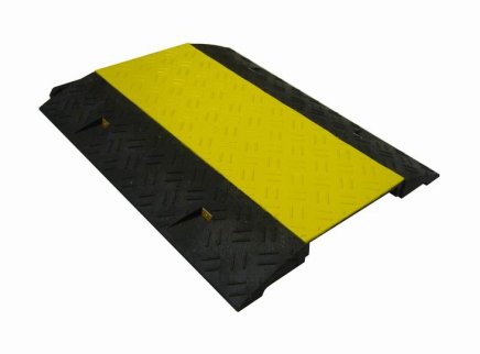 Kabelbrücke mit Deckel,  270, 271B, Farbe schwarz/gelb - 1