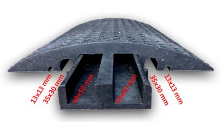 Kabelbrücke 265B, 266, Farbe gelb - 6
