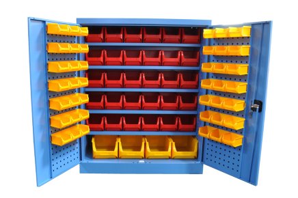 Werkstattschrank Kovos mit Sichtlagerkästen SPZ_12 (4 Modelle) - 1