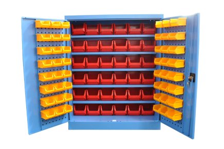 Werkstattschrank Kovos mit Sichtlagerkästen SPZ_12_0002_C_VAR_2 - 1