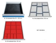 Einteilungsset für 3 Schubladen 500/583A - 2