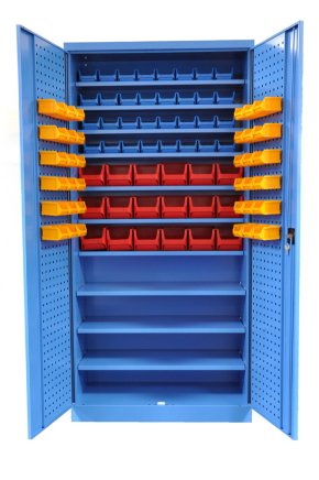Werkstattschrank Kovos mit Sichtlagerkästen SPZ_11_0002_C_VAR_4 - 1