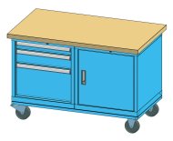 Werkbank, mobil, PPS 5 - 3