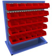 Stellwand mit Sichtlagerkästen  PSZ_21_A_VAR_6