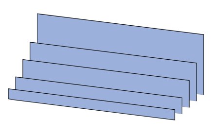 Quere Einteilung (glatt) für POLAK Schubladen 75 mm - 2