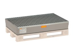 Auffangwanne aus GFK 10384, mit Rost