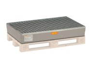 Auffangwanne aus GFK 10384, mit Rost
