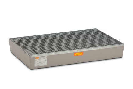 Auffangwanne aus GFK 10385, mit Rost - 1