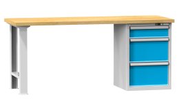Werkbänke der E Reihe, B x H x T 1500 x 880-890 x 700-800 mm (6 Ausführungen)
