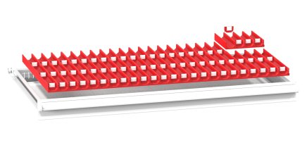 Schubladen-Einteilungsset  ZC 54 x 27D - 1