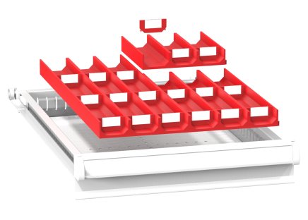 Schubladen-Einteilungsset  ZL 19 x 27D - 1