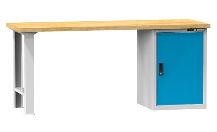 Werkbänke der C Reihe, B x H x T 1500 x 880-890 x 700-800 mm (6 Ausführungen) - 1