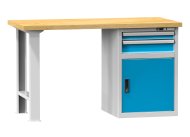 Werkbänke der D Reihe, B x H x T 1500 x 880-890 x 700-800 mm (6 Ausführungen) - 1