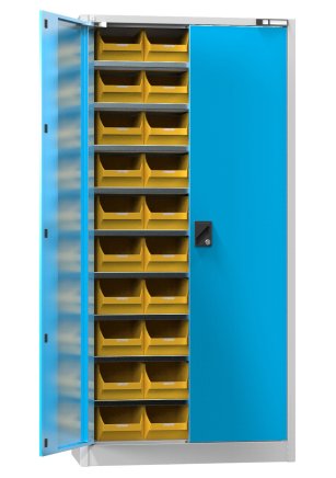 Werkstattschrank mt Sichtlagerkästen UK1-B11 - 1