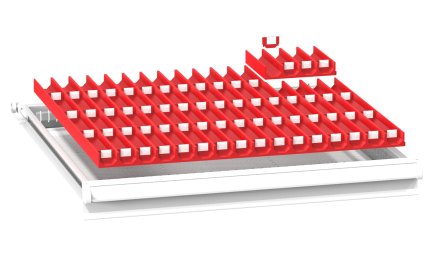 Schubladen-Einteilungsset  ZB 36 x 36D - 1