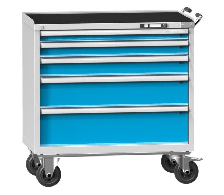 Werkstatt-Schubladenschrank, fahrbar ZCM 84-1 - 1