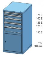 Schubladenschrank ZE 120-2 - 3