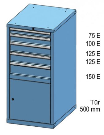 Schubladenschrank ZE 120-2 - 3