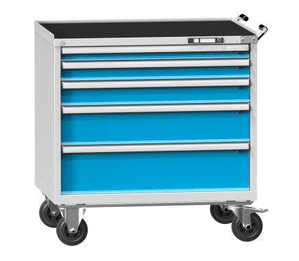 Werkstatt-Schubladenschrank, fahrbar ZGM 84-1 - 1