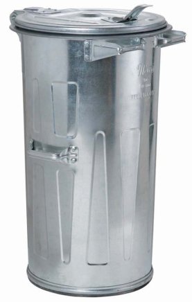 Mülltonne aus verzinktem Stahlblech 1008 - 1