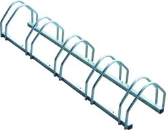 Fahrradständer, beidseitig, 5 Stellplätze