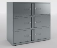 Schließfachschrank Bisley  Essentials 1000 x 800/1000 x 470 mm - 1