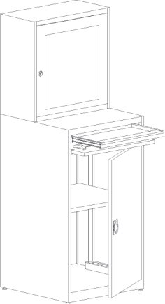 Computer - Schrank SmK 4a (2 Modelle) - 2