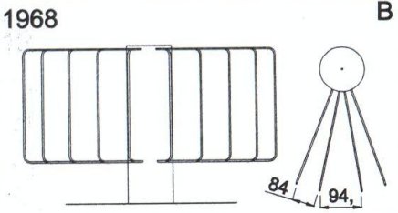 Fahrradständer 1968 - 2