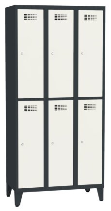 Garderobenschrank Sus 332 W, Breite 900 mm - 2