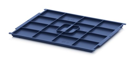 Deckel für R-KLT Behälter 400 x 300 mm,  R-KLT-D 35 - 1