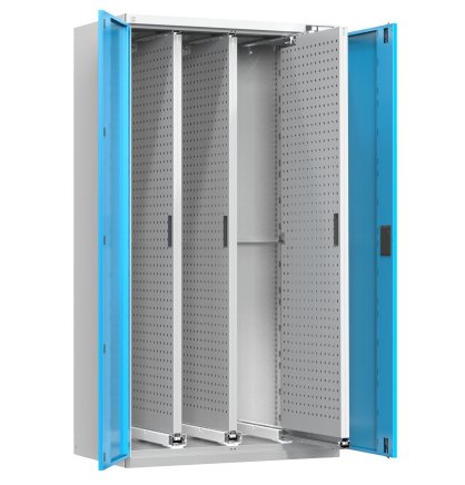 Vertikale Schränke mit ausziehbaren Lochplatten VSP1 - 1