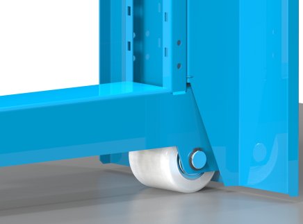 Vertikale Schränke mit ausziehbaren Türen und NC-Rahmen VSD2 - 3