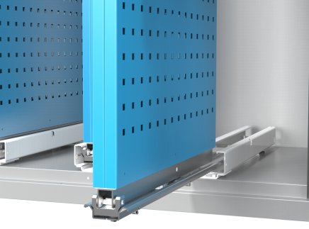 Vertikale Schränke mit ausziehbaren Lochplatten VSP2 - 3