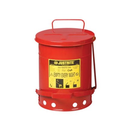 Abfallbehälter für Gefahrstoffe, 34 Liter Volumen - 1