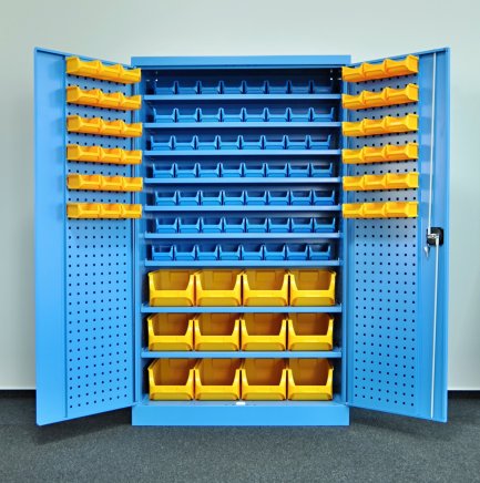 Werkstattschrank Kovos mit Sichtlagerkästen  SPZ_11_0003 (9 Modelle) - 1