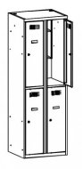 Garderobenschrank MSum 422S - 1