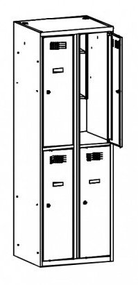 Garderobenschrank MSum 422S - 1
